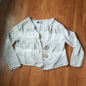 Stripped knit cardigan